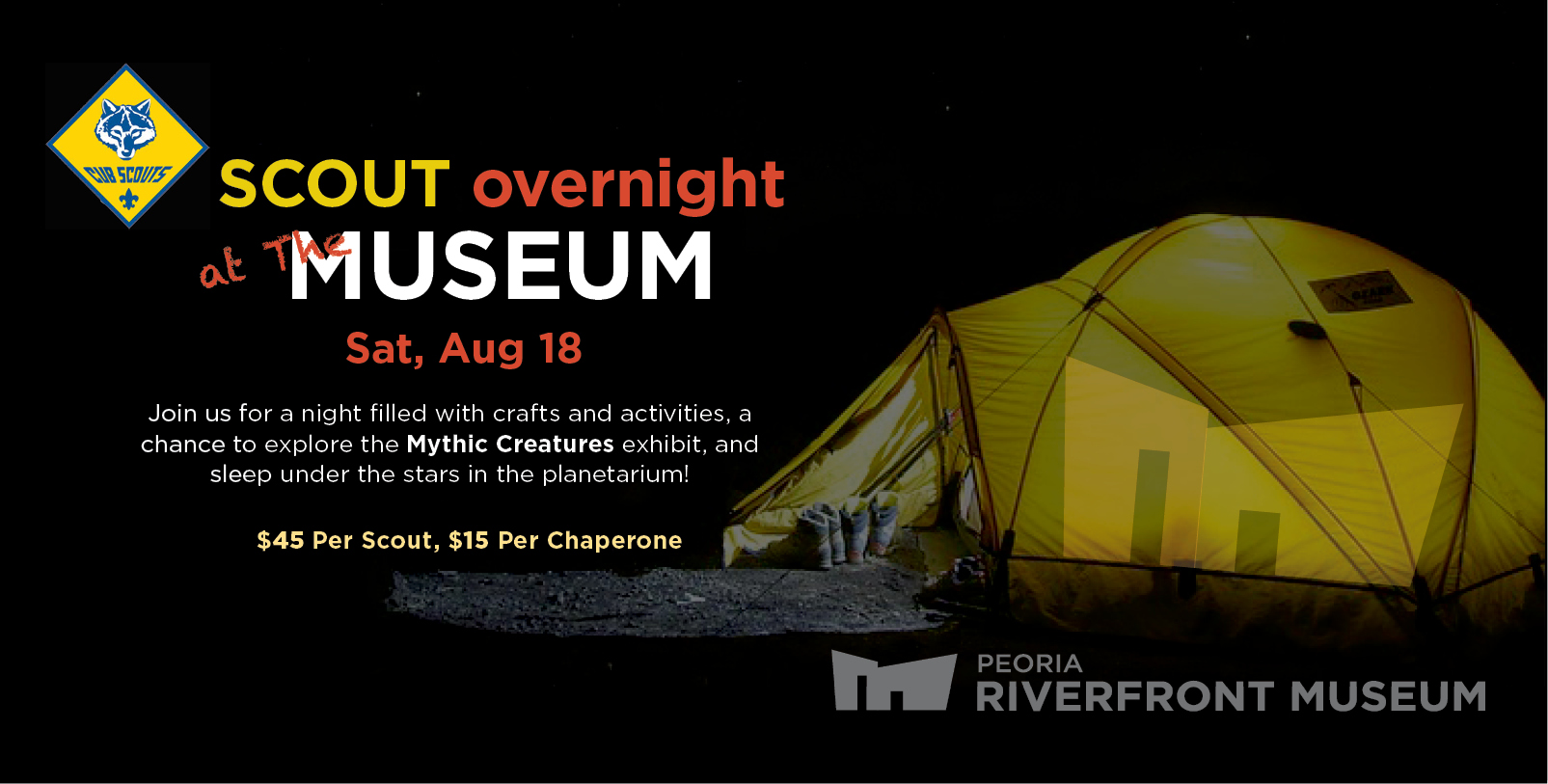 Scout Overnight at the Museum